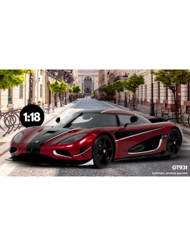GT SPIRIT GT931 KOENIGSEGG AGERA RS 2017 DEEP RED 1:18 Modellino
