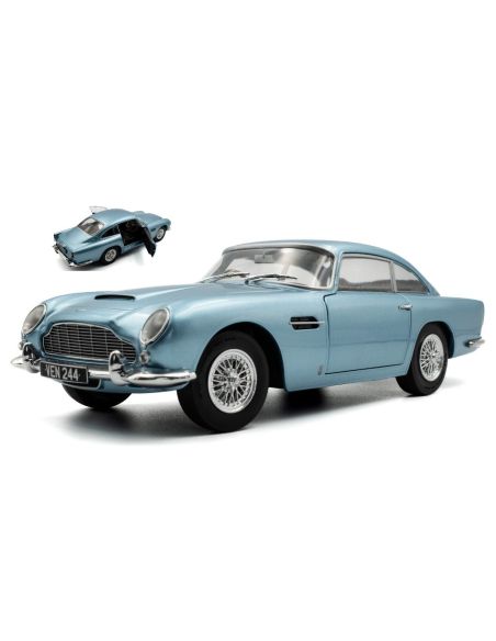 SOLIDO SL1807104 ASTON MARTIN DB5 1964 MET.LIGHT BLUE 1:18 Modellino