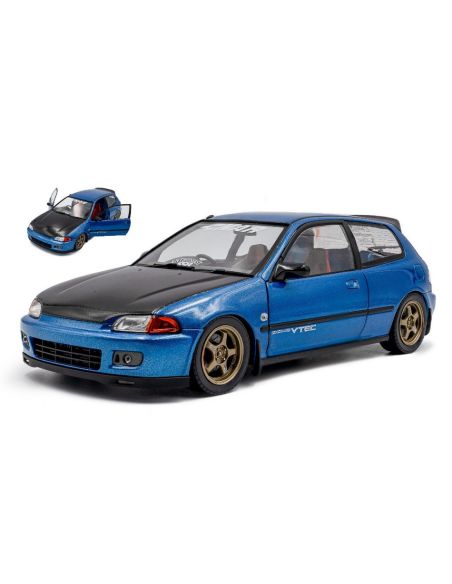 SOLIDO SL1810406 HONDA CIVIC (EG6) SOLIDO WORKS 1991 COBALT BLUE PEARL 1:18 Modellino