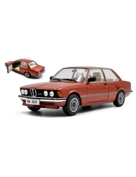 SOLIDO SL1812802 BMW 3-SERIES 323I (E21) 1980 MET.RED 1:18 Modellino