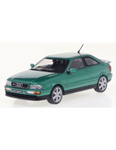 SOLIDO SL4312209 AUDI 80 (S2) TURBO COUPE 1994 GREEN 1:43 Modellino
