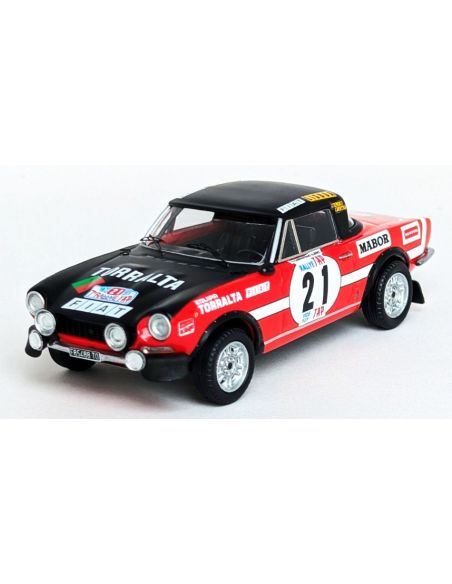 TROFEU TFDSN313 FIAT 124 SPORT SPIDER 1600 TAP RALLY 1973 CARPINT.ALB.-CARPINT.ALB.1:43 Modellino