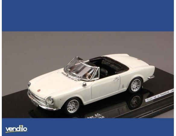 Vitesse VE24613 FIAT 124 SPIDER AS 1400 1967 WHITE 1:43 Modellino