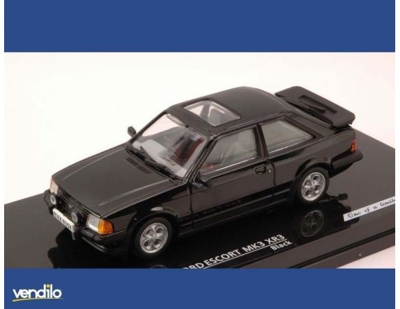 Vitesse VE24835 FORD ESCORT MKIII XR3 1986 BLACK 1:43 Modellino