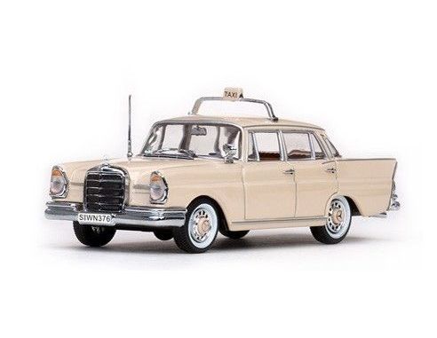 Vitesse VE28710 MERCEDES 220SE 1959 CREAM BERLIN TAXI 1:43 Modellino