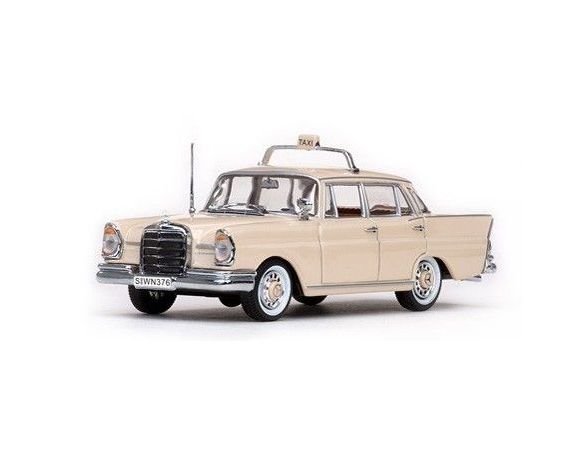 Vitesse VE28710 MERCEDES 220SE 1959 CREAM BERLIN TAXI 1:43 Modellino