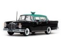 Vitesse VE28711 MERCEDES 220SE 1959 BLACK/GREEN ROOF LISBOA TAXI 1:43 Modellino