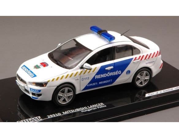 Vitesse VE29310 MITSUBISHI LANCER HUNGARIAN POLICE 1:43 Modellino