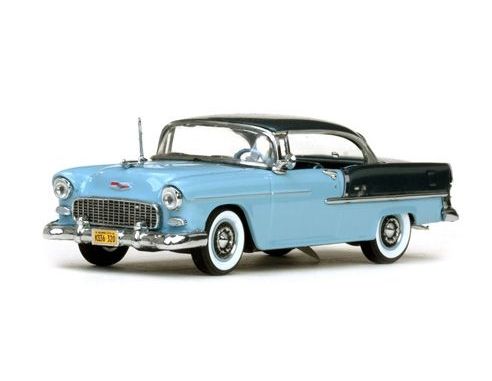 Vitesse VE36320 CHEVROLET BEL AIR HARD TOP 1955 GLACIER BLUE/SKYLINE BLUE 1:43 Modellino