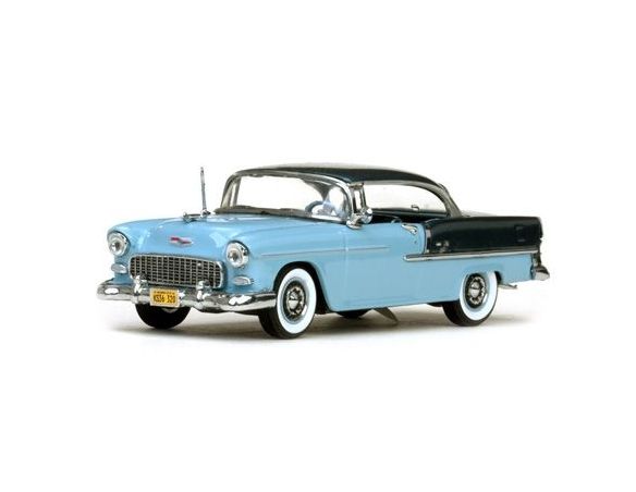 Vitesse VE36320 CHEVROLET BEL AIR HARD TOP 1955 GLACIER BLUE/SKYLINE BLUE 1:43 Modellino