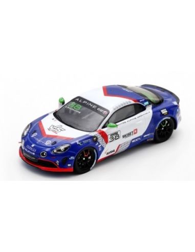 SPARK MODEL SF329 ALPINE A110 CUP N.38 ELF CUP SERIES 2024 CHARLES ROUSSANNE 1:43 Modellino