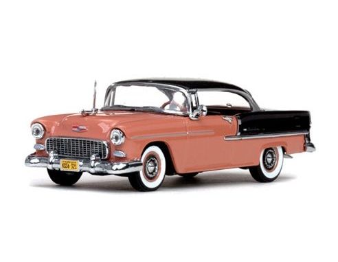 Vitesse VE36321 CHEVROLET BEL AIR HARD TOP 1955 CORAL/SHADOW GRAY 1:43 Modellino