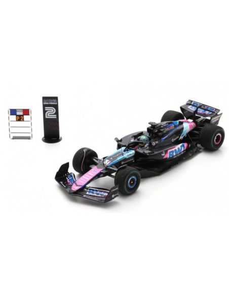 SPARK MODEL S9551 ALPINE A524 BWT N.31 2nd BRAZIL GP 2024 ESTEBAN OCON 1:43 Modellino
