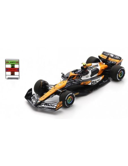 SPARK MODEL S9561 MC LAREN MCL38 N.4 SINGAPORE GP 2024 LANDO NORRIS 1:43 Modellino
