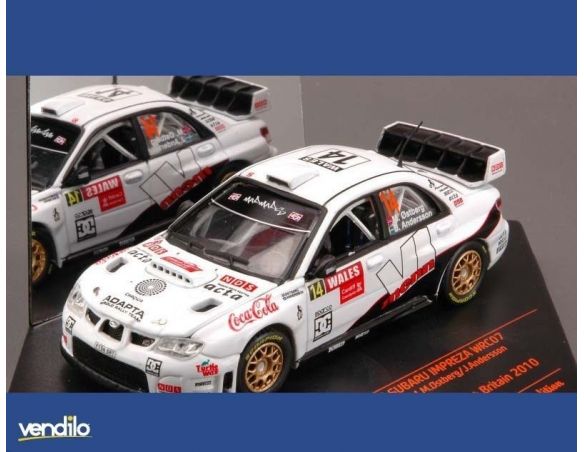 Vitesse VE43135 SUBARU IMPREZA N.14 9th GREAT BRITAIN 2010 OSTBERG-ANDERSSON 1:43 Modellino