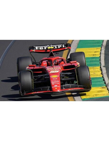LOOKSMART LS18F1059 FERRARI SF-24 N.55 WINN.AUSTRALIA GP 2024 C.SAINZ 1:18 Modellino