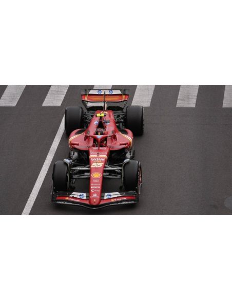 LOOKSMART LS18F1064 FERRARI SF-24 N.55 3rd MONACO GP 2024 C.SAINZ 1:18 Modellino