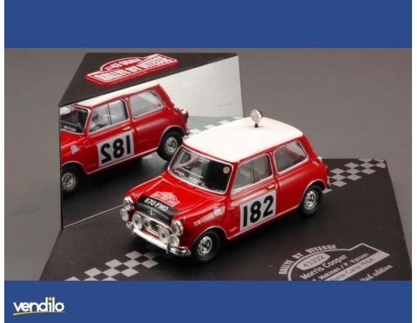 Vitesse VE43332 MORRIS COOPER N.182 M.CARLO 1964 1:43 Modellino