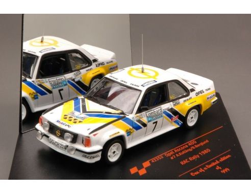 Vitesse VE43352 OPEL ASCONA 400 N.7 5th RAC RALLY 1980 KULLANG-BERGLUND 1:43 Modellino
