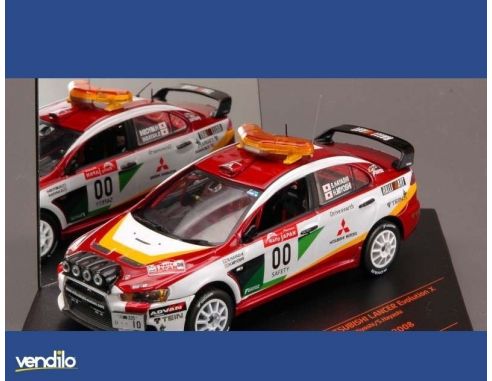 Vitesse VE43442 MITSUBISHI LANCER EVO X N.00 JAPAN 2008 MIYOSHI-HAYASHI 1:43 Modellino