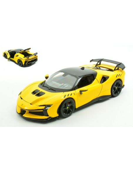 BBURAGO BU26032Y FERRARI SF90 XX STRADALE 2019 YELLOW 1:24 Modellino
