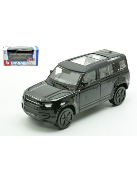 BBURAGO BU30471B LAND ROVER DEFENDER 110 BLACK 1:43 Modellino