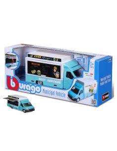BBURAGO BU32271 CAMION BEST BURGERS MOBILE FOOD TRUCK cm...