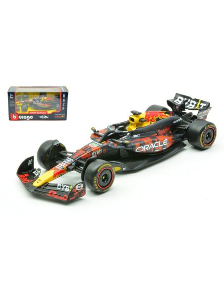 BBURAGO BU38097VS RED BULL RB20 N.1 F1 2024 MAX VERSTAPPEN BRITISH GP WORLD CHAMPION 1:43 Modellino