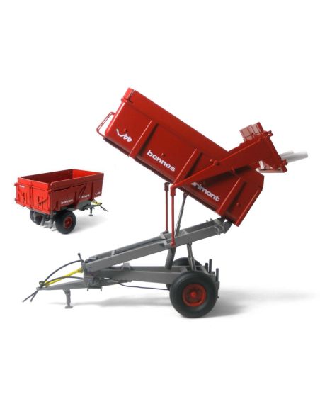 REPLICAGRI REPLI069 RIMORCHIO CON SOLLEVATORE BRIMONT BB8 SEMI ELEVATRICE 1:32 Modellino