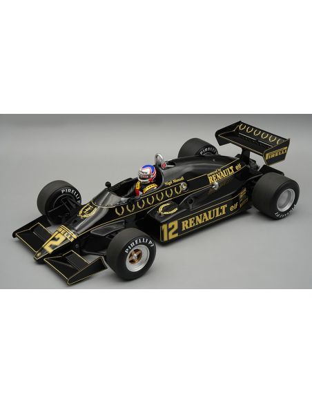 TECNOMODEL TMD18400C LOTUS 94T BRITISH GP 1983 N.MANSELL C/VETRINA E PILOTA 1:18 Modellino