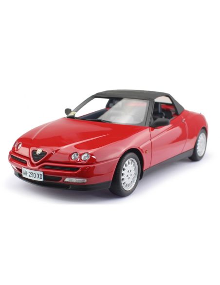 LAUDO RACING LM193A ALFA ROMEO SPIDER T.S.1995 RED 1:18 Modellino
