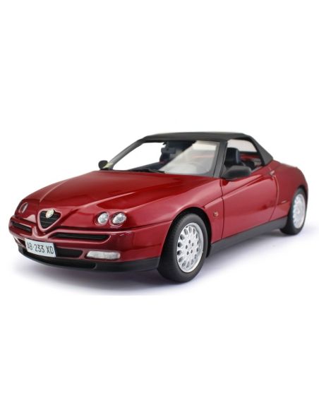 LAUDO RACING LM193D ALFA ROMEO SPIDER T.S.1995 MET.RED 1:18 Modellino