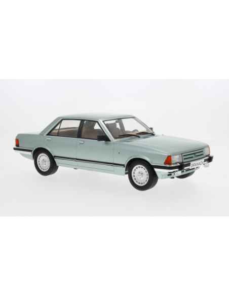MODELCARGROUP MCG18535 FORD GRANADA MKII 2.8 GHIA 1982 LIGHT GREEN 1:18 Modellino