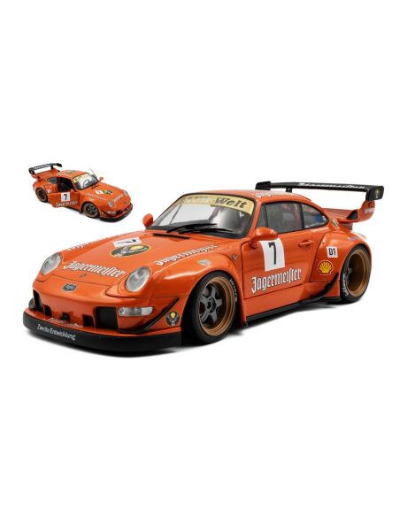 SOLIDO SL1808506 PORSCHE 911 993 JAGERMEISTER N.7 RWB BODYKIT COUPE 2020 1:18 Modellino