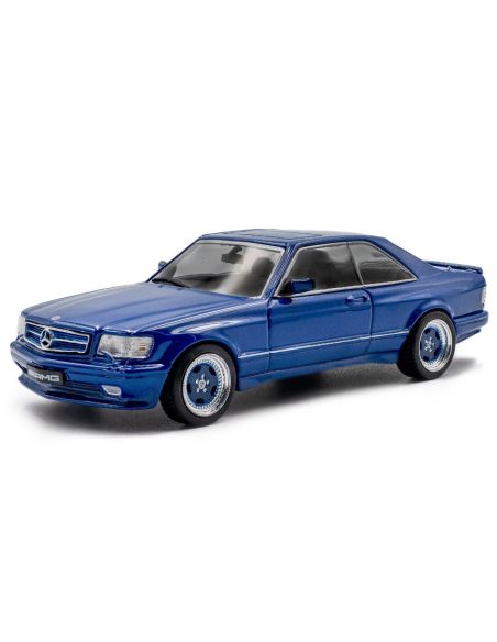 SOLIDO SL4310907 MERCEDES 560 SEC AMGWIDEBODY 1990 LINARITE BLUE PEARL 1:43 Modellino