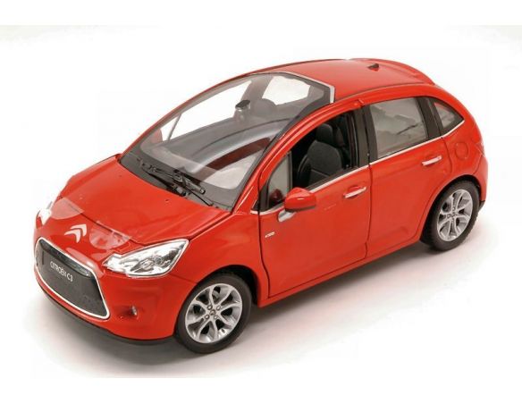 Welly WE24014R CITROEN C3 2a SERIE 2010 RED 1:24 Auto Stradali
