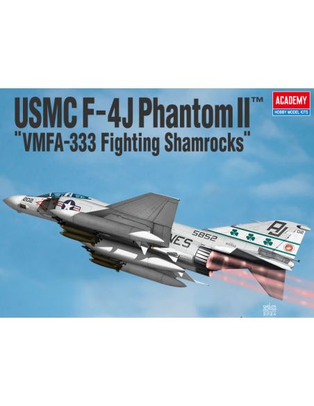 ACADEMY ACD12356 USMC F-4J PHANTOM II VMFA-333 KIT 1:48 Modellino