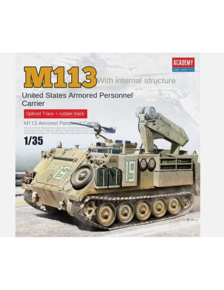 ACADEMY ACD13568 M113 FITTER ARV KIT 1:35 Modellino