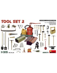 MINIART MIN35671 TOOL SET N.2 KIT 1:35 Modellino