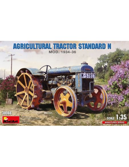 MINIART MIN38088 AGRICULTURAL TRACTOR STANDARD N. MOD.1934-36 KIT 1:35 Modellino