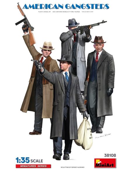 MINIART MIN38108 AMERICAN GANGSTER KIT 1:35 Modellino
