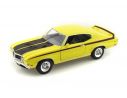Welly WE4249 BUICK GSX 1970 BLACK/YELLOW 1:24 Modellino