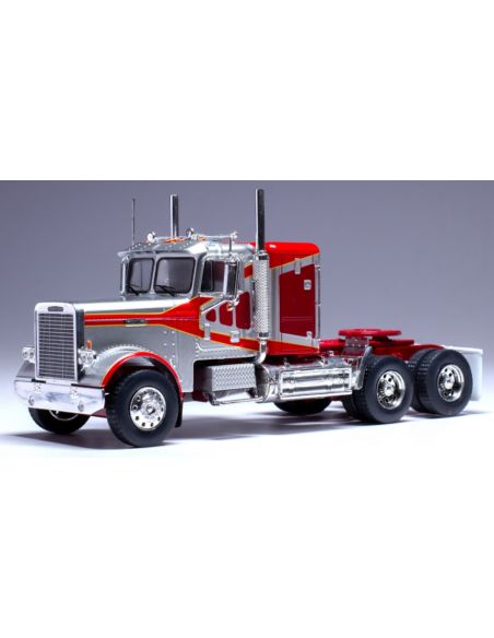 IXO MODEL TR200 FREIGHTLINER FLC 120 64 T 1977 SILVER/RED 1:43 Modellino