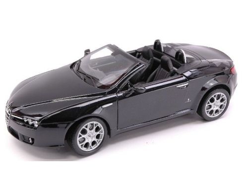 Welly WE9292BK ALFA ROMEO SPYDER 2006 BLACK 1:18 Modellino