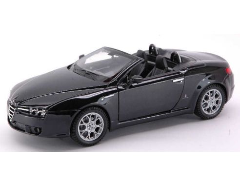 Welly WE9303BK A.ROMEO SPYDER 2006 BLACK 1:24 Modellino