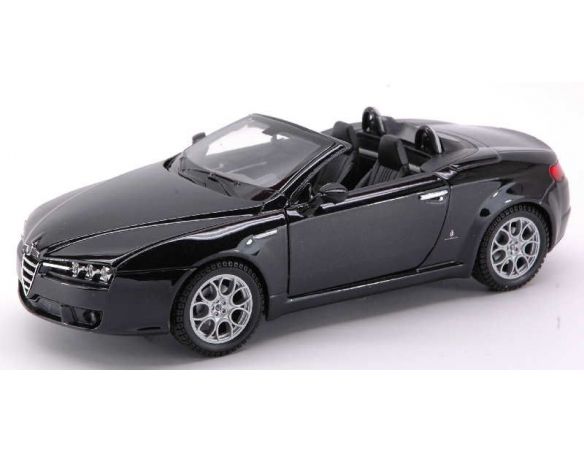 Welly WE9303BK A.ROMEO SPYDER 2006 BLACK 1:24 Modellino