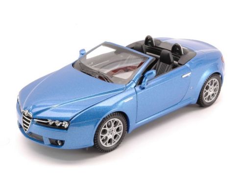Welly WE9303LB A.ROMEO SPYDER 2006 LIGHT BLUE MET.1:24 Auto Stradali