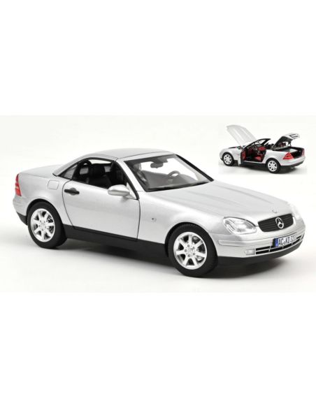 NOREV NV183020 MERCEDES SLK 1996 BRILLANT SILVER 1:18 Modellino