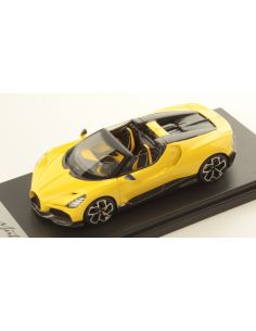 LOOKSMART LS544B BUGATTI W16 MISTRAL YELLOW 1:43 Modellino