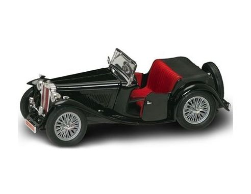 Yat Ming YM92467 MG TC MIDGET 1947 BLACK 1:18 Auto Stradali